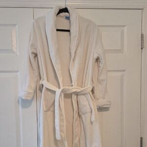 Sonoma Cream Plush Bathrobe